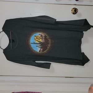 Rue+ ribbed gray tunic